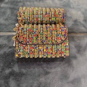 BOLSO MULTICOLOR DE BRILLOS
