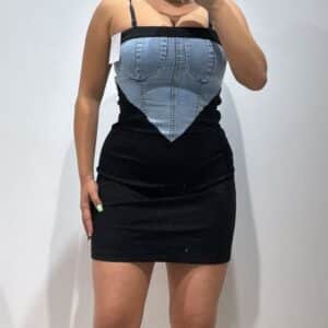 VESTIDO CORSÉ VAQUERO
