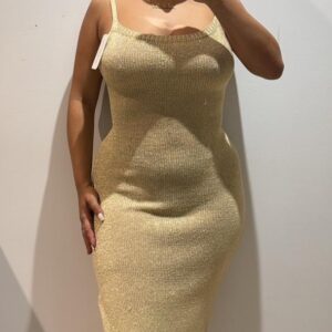 VESTIDO DORADO