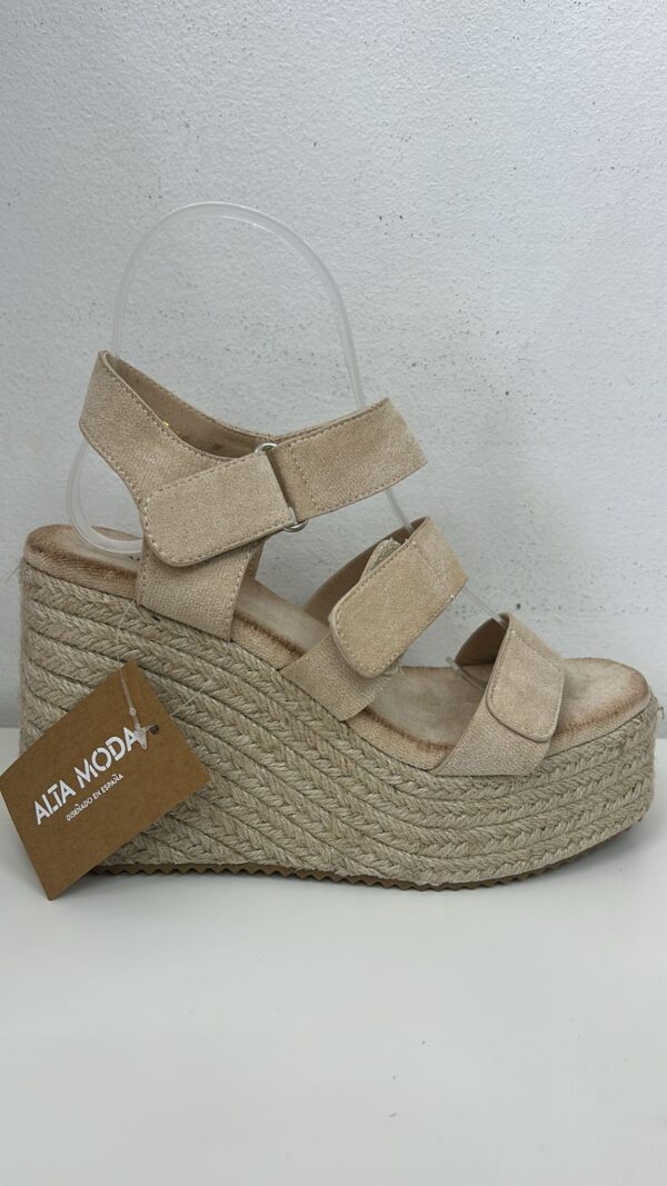 ESPARTO VELCRO BEIGE - Imagen 1
