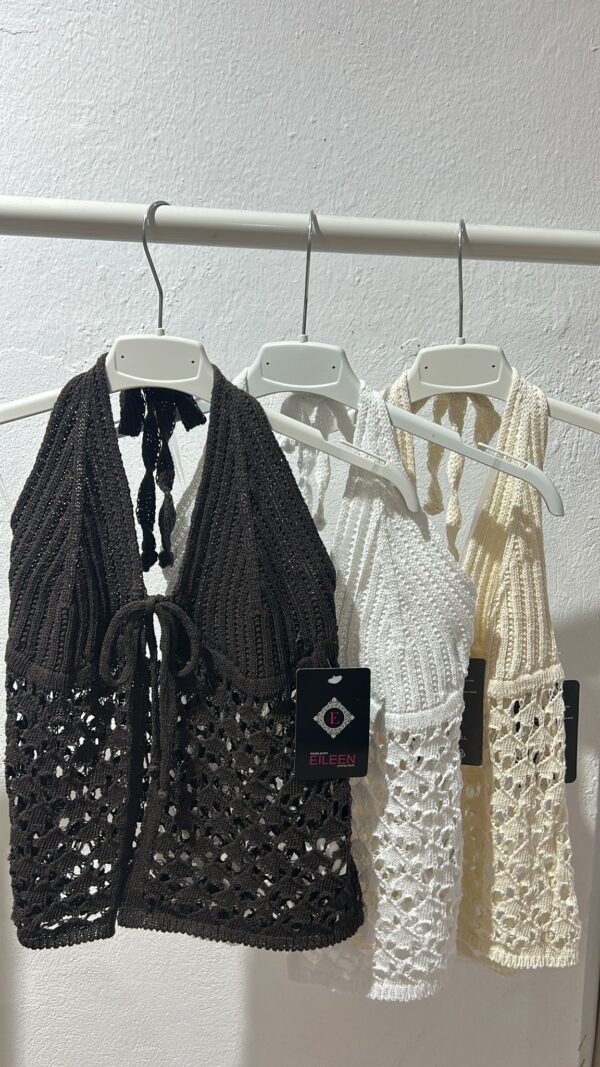 TOP CROCHET HALTER - Imagen 2
