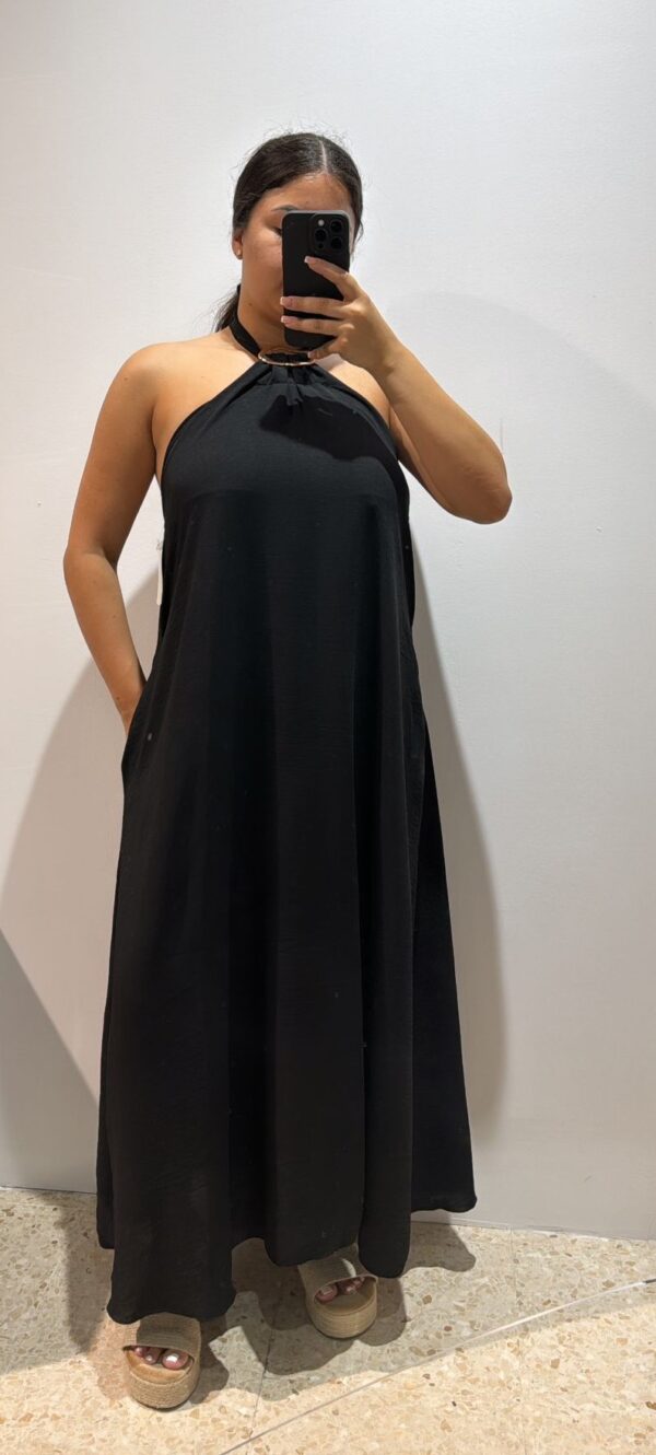 VESTIDO ANCHO CONCHA - Imagen 1