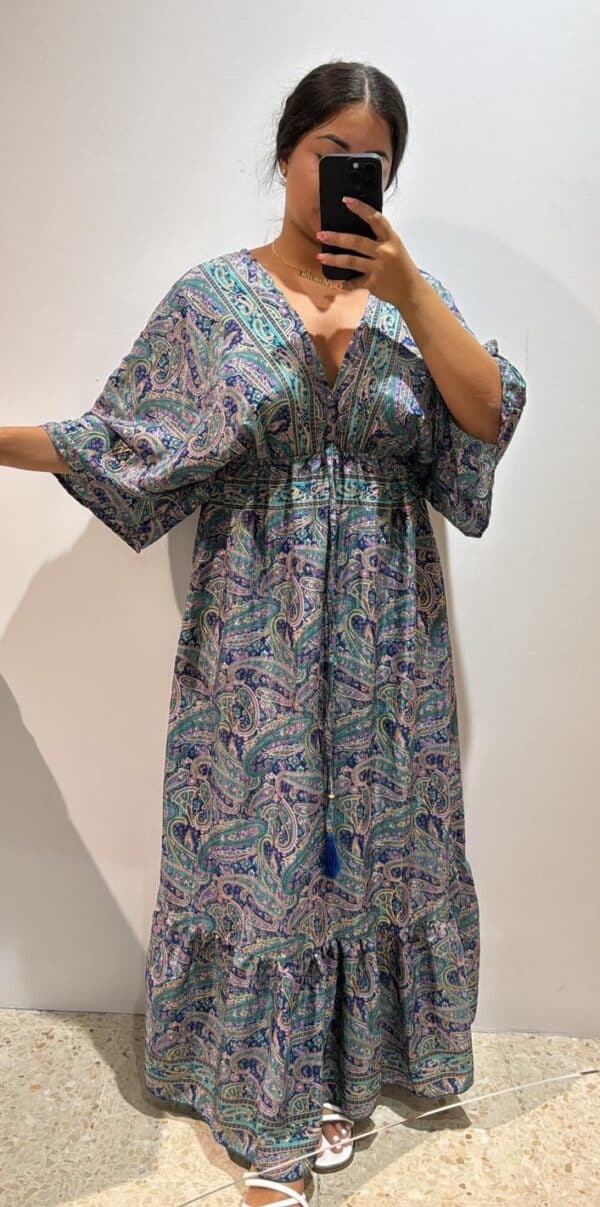 VESTIDO INDIO MANGA - Imagen 1