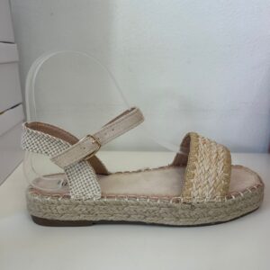 SANDALIA PLANA BEIGE