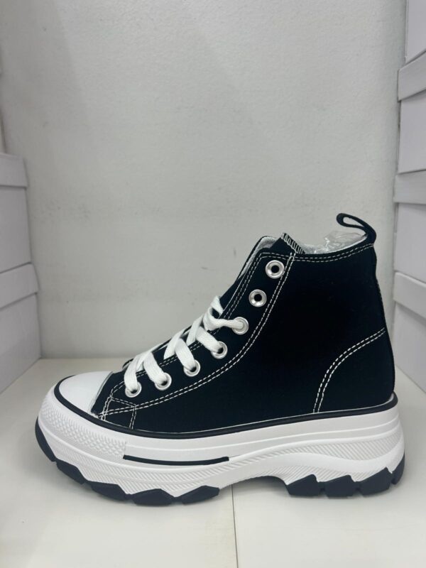 CONVERSE BOTA PLATAFORMA NEGRA - Imagen 1