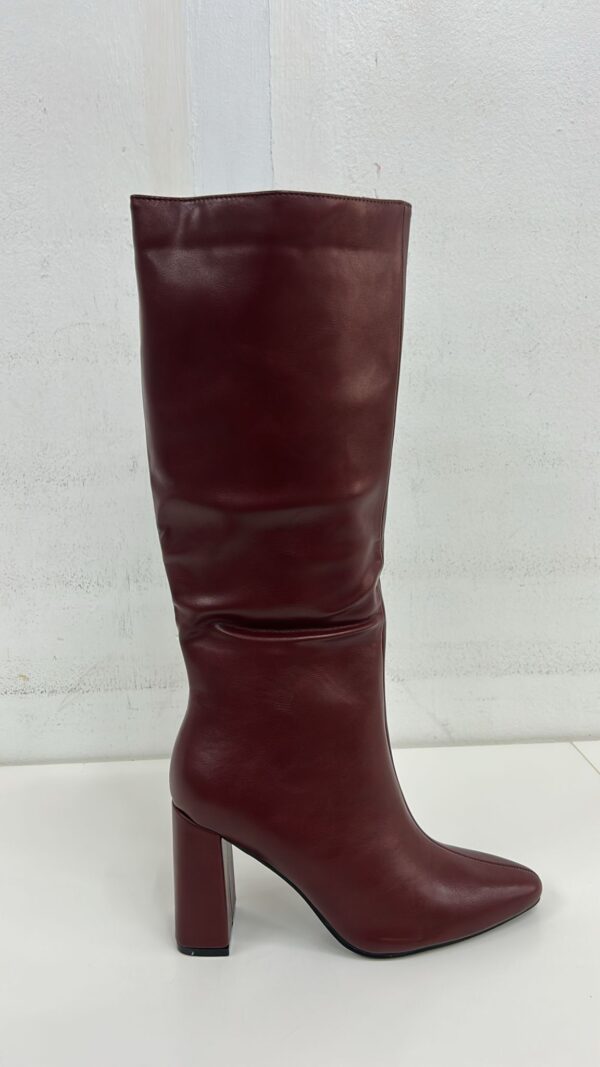 BOTA ZARA BURDEOS - Imagen 1