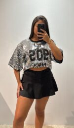 CAMISETA CORTA BRILLO