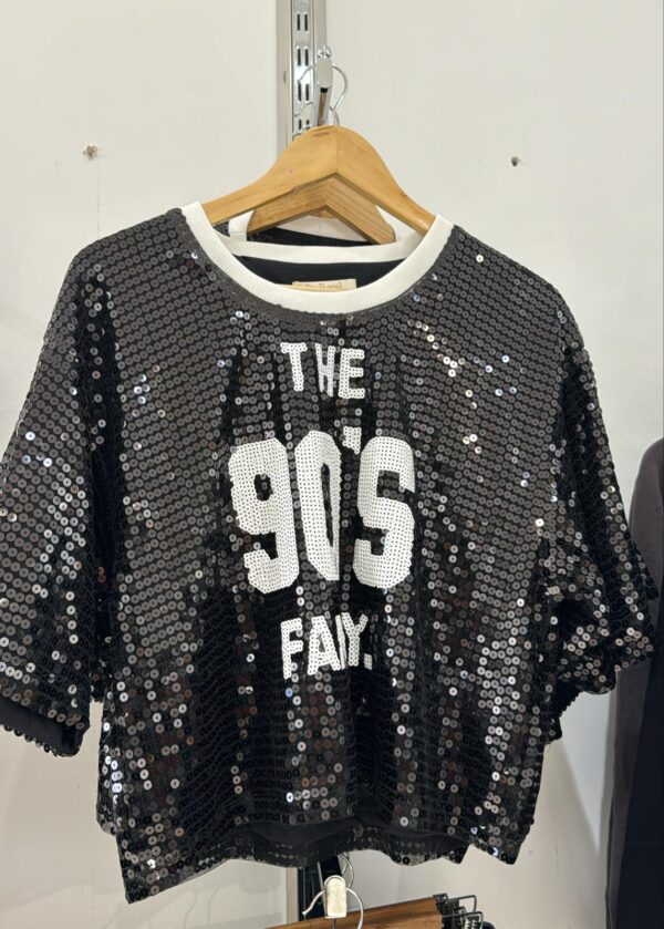 CAMISETA CORTA BRILLO - Imagen 2