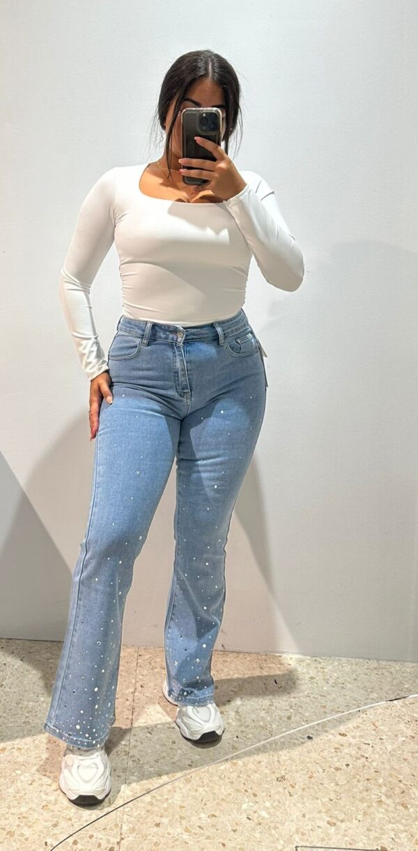 PANTALON CAMPANA BRILLO - Imagen 1