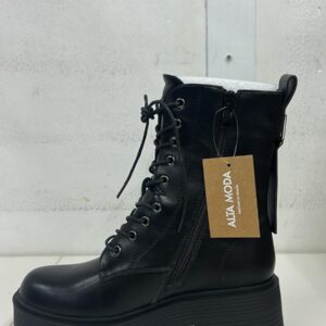 BOTA MILITAR NEGRA