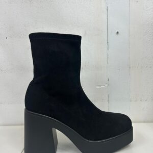 BOTA PLATAFORMA NEGRO