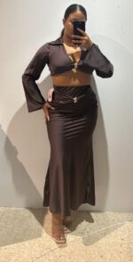 CONJUNTO SATEN ELEGANTE