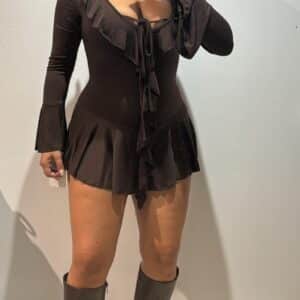 VESTIDO VOLANTE
