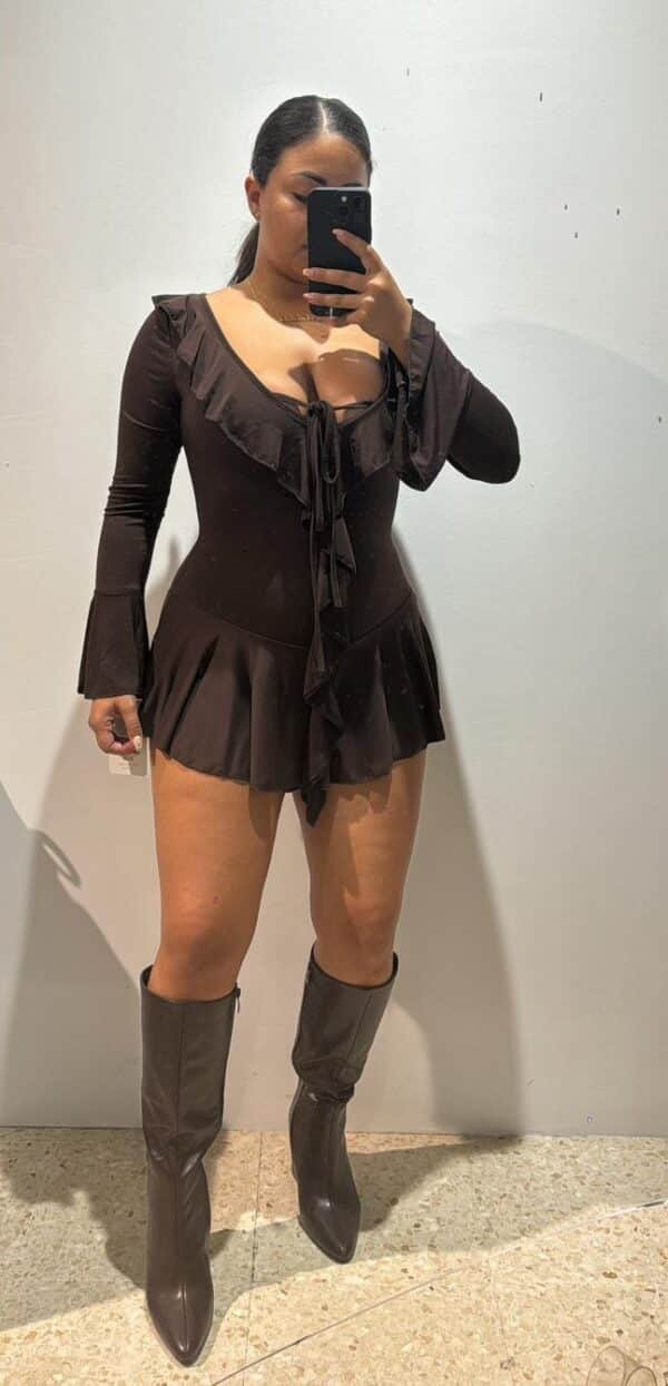 VESTIDO VOLANTE - Imagen 1