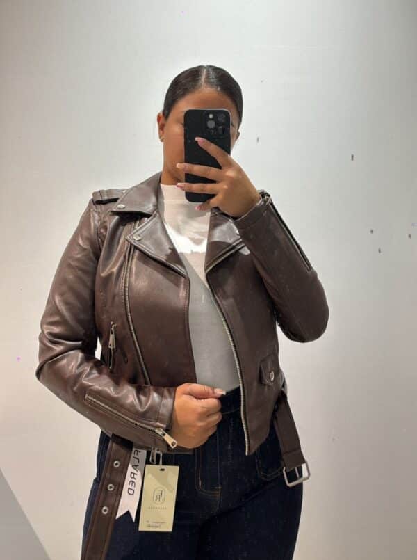CHAQUETA POLIPIEL BROWN - Imagen 1