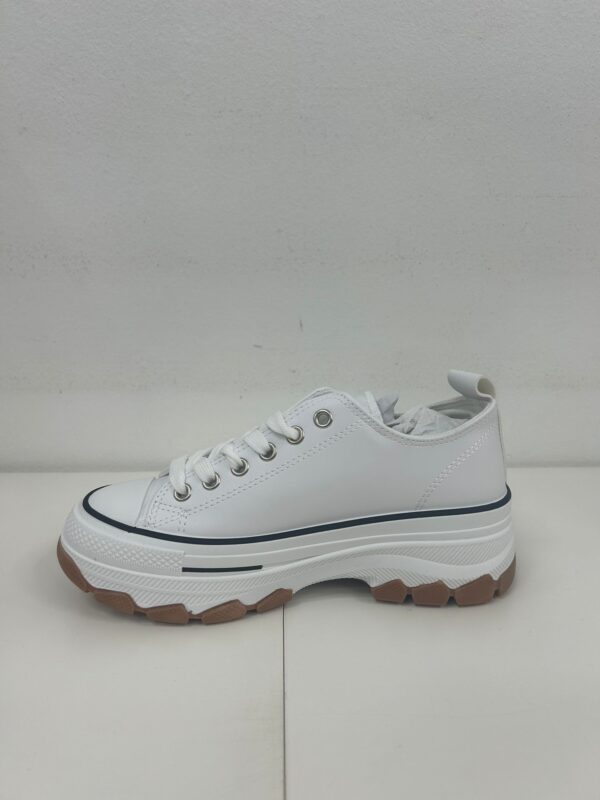 CONVERSE BAJA PLATAFORMA POLIPIEL - Imagen 1