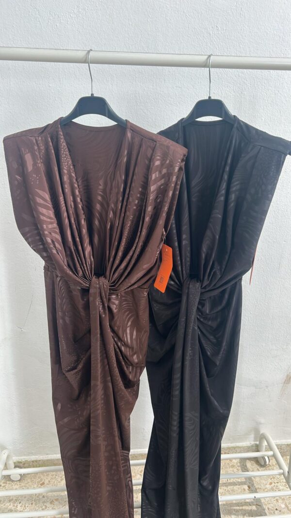 VESTIDO NUDO PRINT - Imagen 2