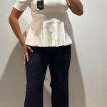 CAMISETA VOLANTE ELEGANTE