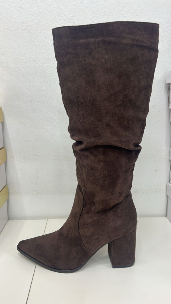 BOTA ANTELINA ARRUGADA MARRON - Imagen 1