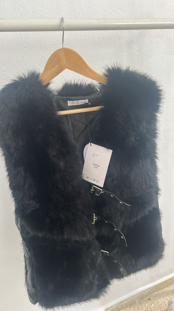 CHAQUETA PELO HEBILLAS - Imagen 2