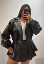 CHAQUETA OVERSIZE POLIPIEL