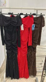 VESTIDO FRUNCIDO ENCAJE - Imagen 2