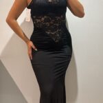 VESTIDO SILUETA ENCAJE