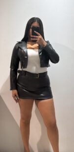 CHAQUETA CORTA POLIPIEL