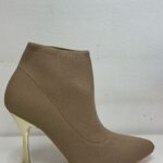 BOTA CALCETIN KAKI CON DORADO