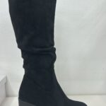 BOTA ARRUGADA NEGRA ALTA