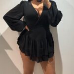 VESTIDO VOLANTE GASA