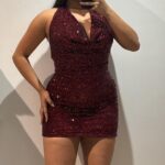 VESTIDO CASCADA BRILLO