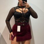 FALDA PANTALON TERCIOPELO