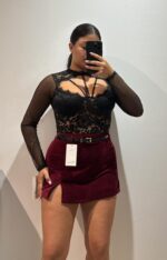 FALDA PANTALON TERCIOPELO