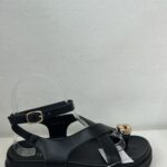 SANDALIA ROMANA ANILLO NEGRA