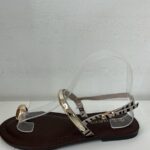 SANDALIA PLANA ANILLO CEBRA