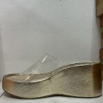 ZUECO TRANSPARENTE DORADO