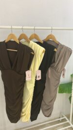 VESTIDO CORTO FRUNCIDO - Imagen 2