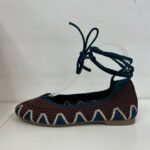 MERCEDITAS CROCHE MARRON AZUL