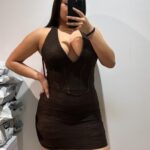 VESTIDO CORSÉ ENCAJE CORTO