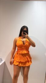 Conjunto volante perforado - Nataly Shop