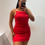 VESTIDO ESPALDA CORTO