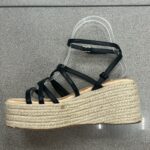 SANDALIA BAJAS NEGRO BEIGE