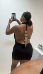 VESTIDO CASCADA MONEDAS - Imagen 2