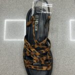 SANDALIAS 3 TIRAS LEOPARDO