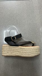 SANDALIA ANILLO TACHE NEGRAS 2 - Imagen 2