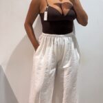 PANTALÓN PUÑO LISO LAZO