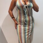 VESTIDO SERPIENTE BRILLO