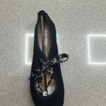 BAILARINA CORDONES NEGRA