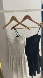 VESTIDO VOLANTE RAYAS - Imagen 2